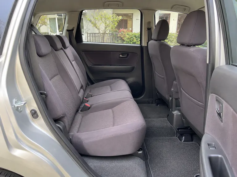 Rear passenger space in an MPV.
