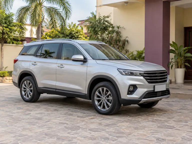 SUV in a residential setting for proposed direction context.